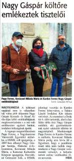 Zalai Hírlap 2021 04 12 083sz 03old - Nagy Gáspár költőre emlékeztek.jpg Zalai Hírlap 2021 04 12 083sz 03old - Nagy Gáspár költőre emlékeztek.jpg