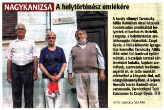 Zalai Hírlap 2021 06 12 134sz 03old - A helytörténész emlékére.jpg Zalai Hírlap 2021 06 12 134sz 03old - A helytörténész emlékére.jpg