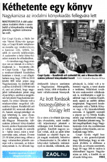 Zalai Hírlap 2022 03 23 068sz 12old - Kéthetente egy könyv.jpg Zalai Hírlap 2022 03 23 068sz 12old - Kéthetente egy könyv.jpg